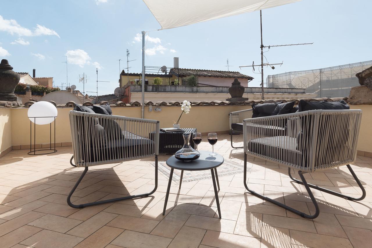 Cs Campo De'Fiori - Navona Amazing Terrace Apartment Rome Luaran gambar