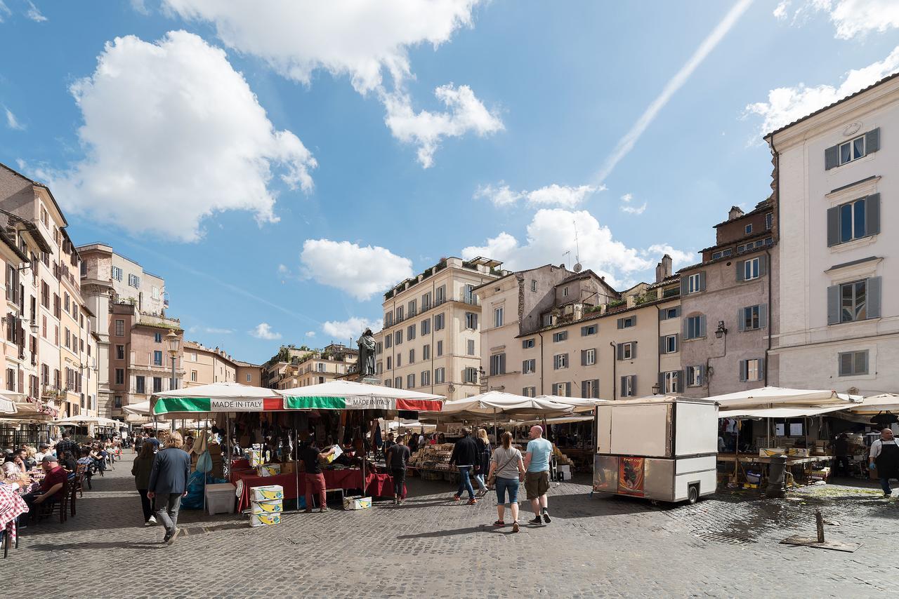Cs Campo De'Fiori - Navona Amazing Terrace Apartment Rome Luaran gambar