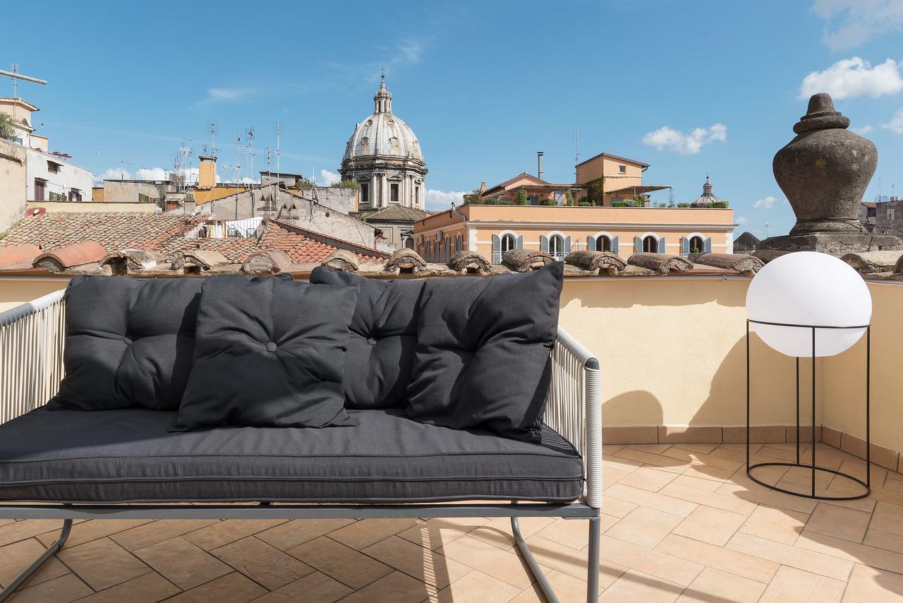 Cs Campo De'Fiori - Navona Amazing Terrace Apartment Rome Luaran gambar