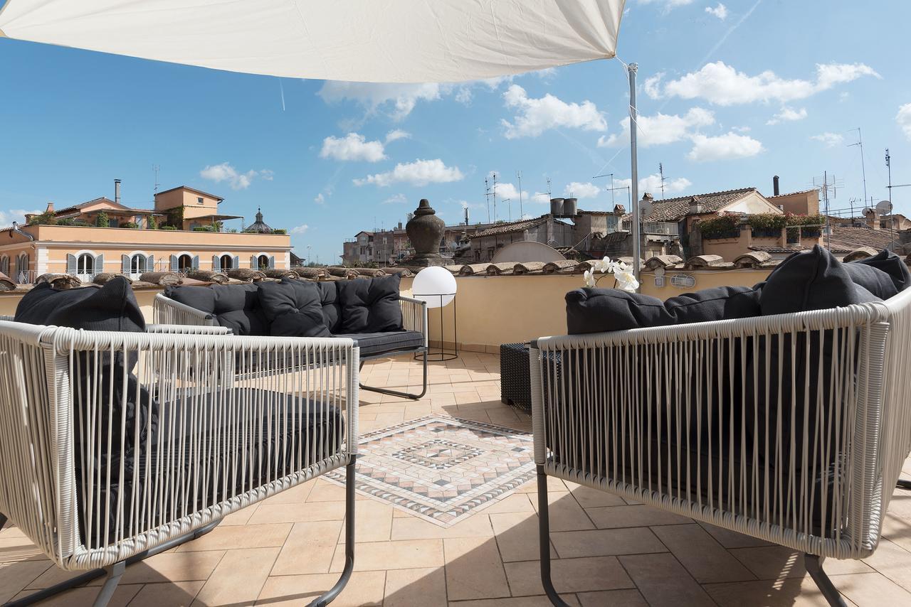Cs Campo De'Fiori - Navona Amazing Terrace Apartment Rome Luaran gambar